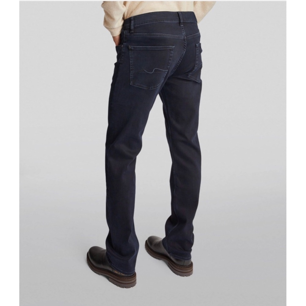 Seven Of All Mankind | Men’s Standard Straight Denim Jeans - Black - 28